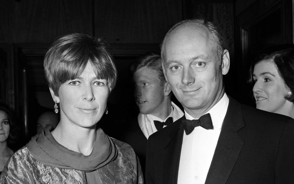 With her husband, Lord Montagu of Beaulieu in 1966 - Avalon