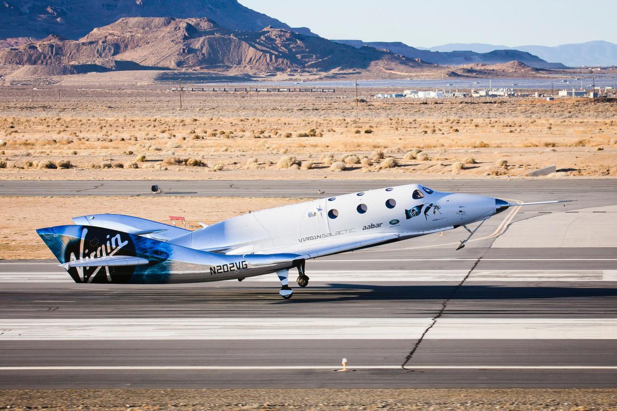 Virgin Galactic spaceship (PA Media)