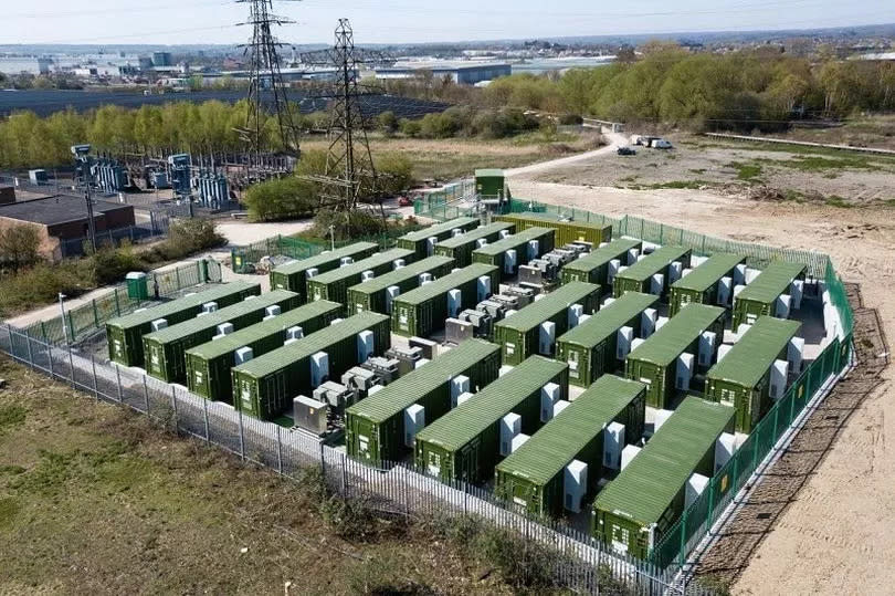 An example of what the Battery Storage System (BESS)  might look like if the scheme for MacNairston Farm is given the go ahead