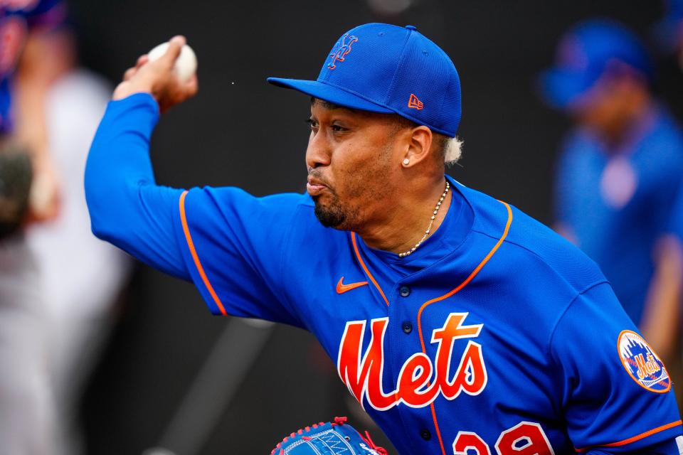 The Mets' Edwin Diaz converted 32 of 35 save opportunities last season and led all relievers with 118 strikeouts.