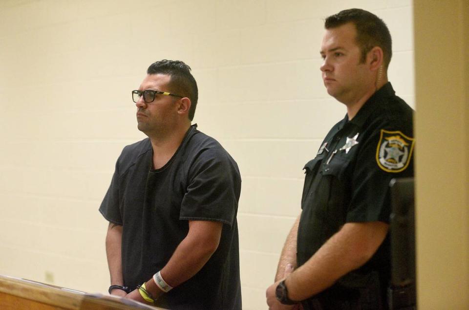 Andres Collazos, charged in the 2013 murder of Jazmin Catano, was extradited from Bogota Colombia March 27, 2019, and had his first appearance before a judge via video from the Manatee County Jail. Friday he was found guilty of her murder.