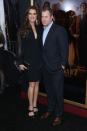 <p>Brooke Shields: 6' 0" (taller in heels)<br>Chris Henchy: 6' 1"</p>