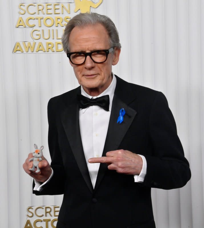 Bill Nighy attends the SAG Awards in February. File Photo by Jim Ruymen/UPI