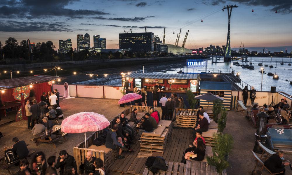 Heartbreak Hotel, a pop-up bar in east London.