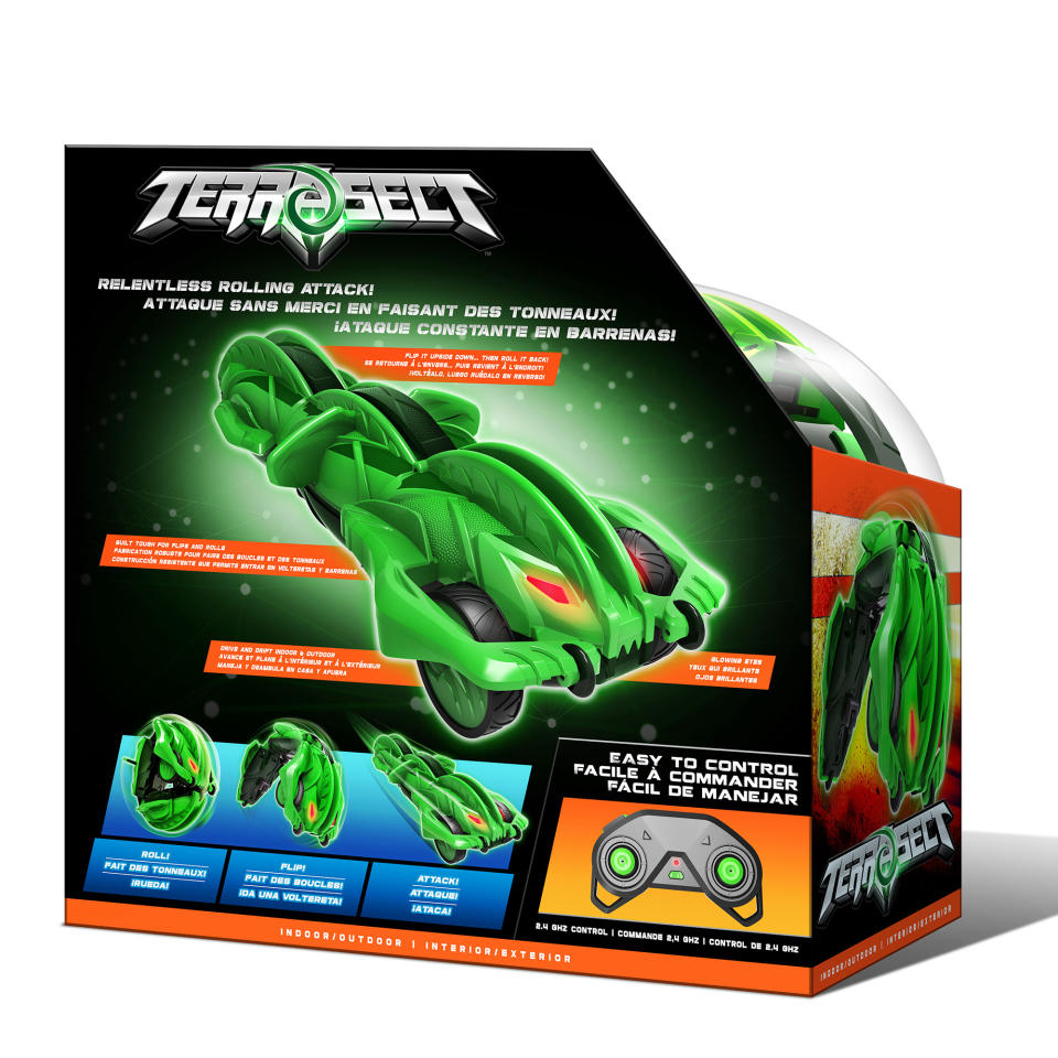 <a href="https://www.walmart.com/ip/Drone-Force-Terra-sect/788516206?sourceid=dsn_ov_c7a9cf6d-5a31-4f27-b686-aa5ce3690d5e&veh=dsn&wmlspartner=dsn_ov_c7a9cf6d-5a31-4f27-b686-aa5ce3690d5e&cn=FY19-Holiday-449304-ABTS--Q4_aw_hw_dsn_dis_ov_xcat" rel="nofollow noopener" target="_blank" data-ylk="slk:The Terra-Sect RC;elm:context_link;itc:0;sec:content-canvas" class="link ">The Terra-Sect RC</a>, as shown in its box. (Photo: Walmart)