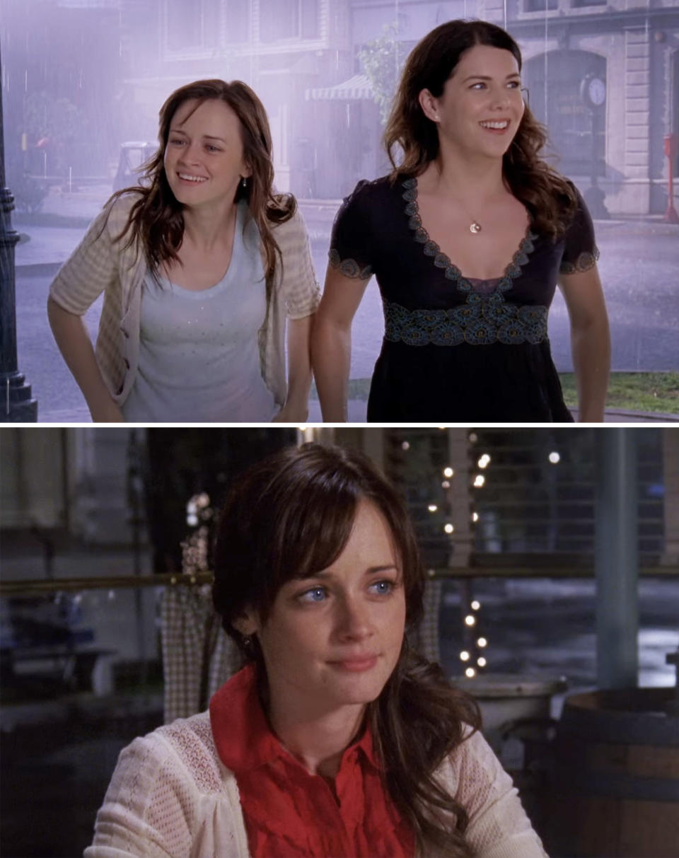 Screenshots from "Gilmore Girls"