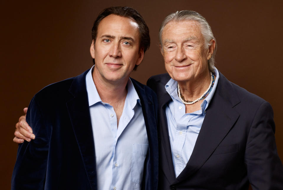 TORONTO, ON - SEPTEMBER 14:  Actor Nicolas Cage and Director Joel Schumacher of 