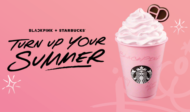 Blackpink and Starbucks special drink and merchandise collection