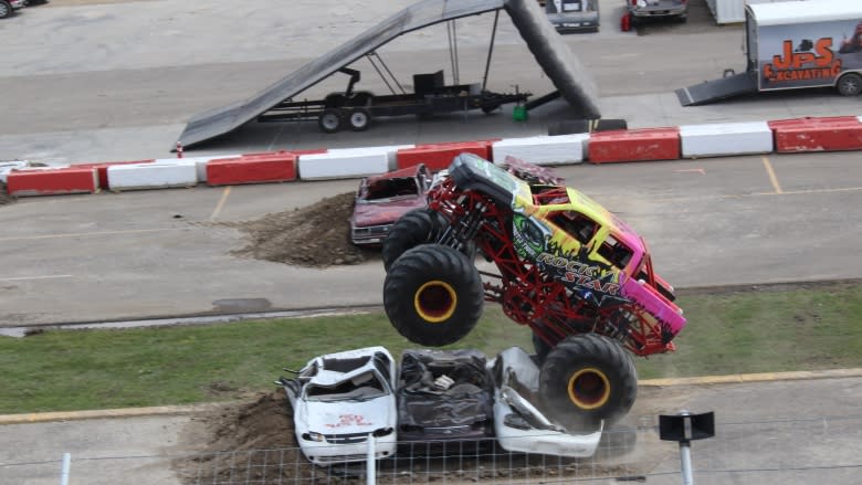 Monster trucks roar in Saskatoon