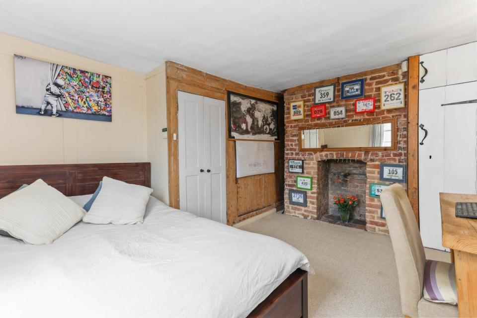 One of the bedrooms in the author's former cottage (John D Wood & Co / Handout)