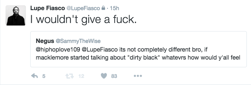 Last night, Lupe argued with fans on Twitter after using the phrase “dirty Jewish execs” in a new track.