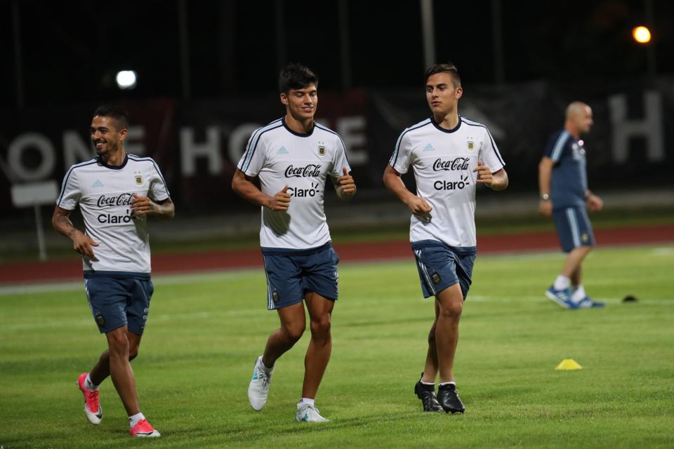  Argentina national football team in Singapore for international friendly