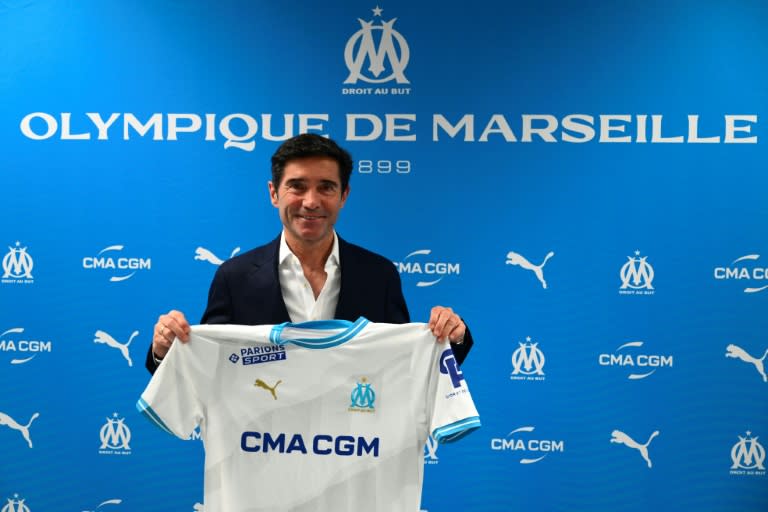 Marseille's new coach Marcelino has taken a job outside Spain for the first time (Christophe SIMON)