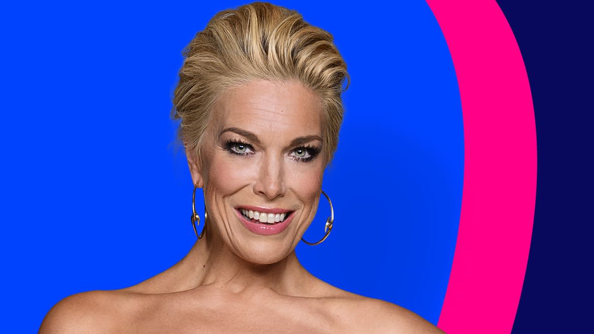 Hannah Waddingham is one of the Eurovision presenters. (BBC)