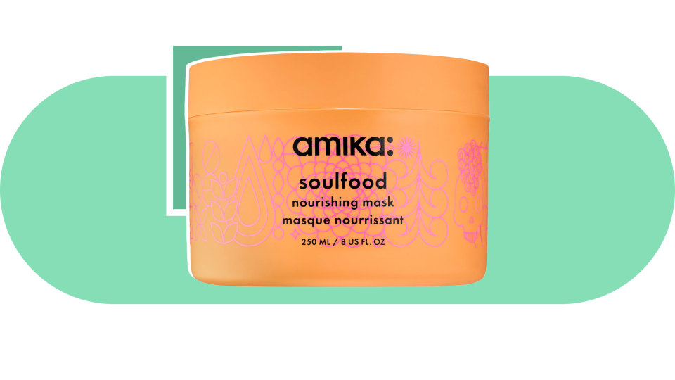 Introduce shine and moisture to your strands with the Amika Soulfood Nourishing Mask.