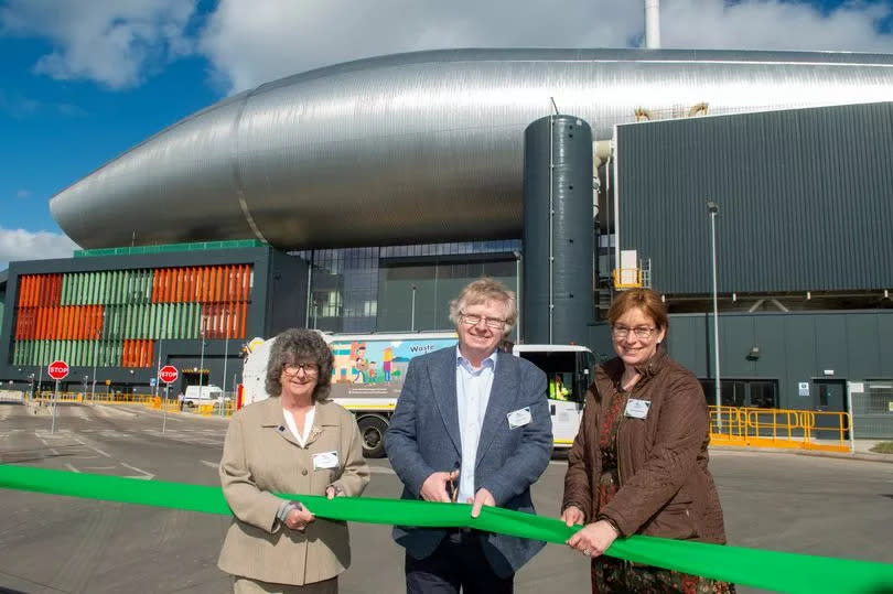 Council leaders from Aberdeen City, Aberdeenshire and Moray cut the ribbon to mark the site's opening