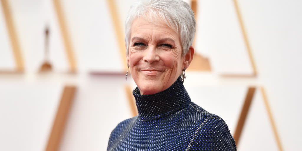 jamie lee curtis attends the 94th oscars at the dolby theatre in hollywood, california