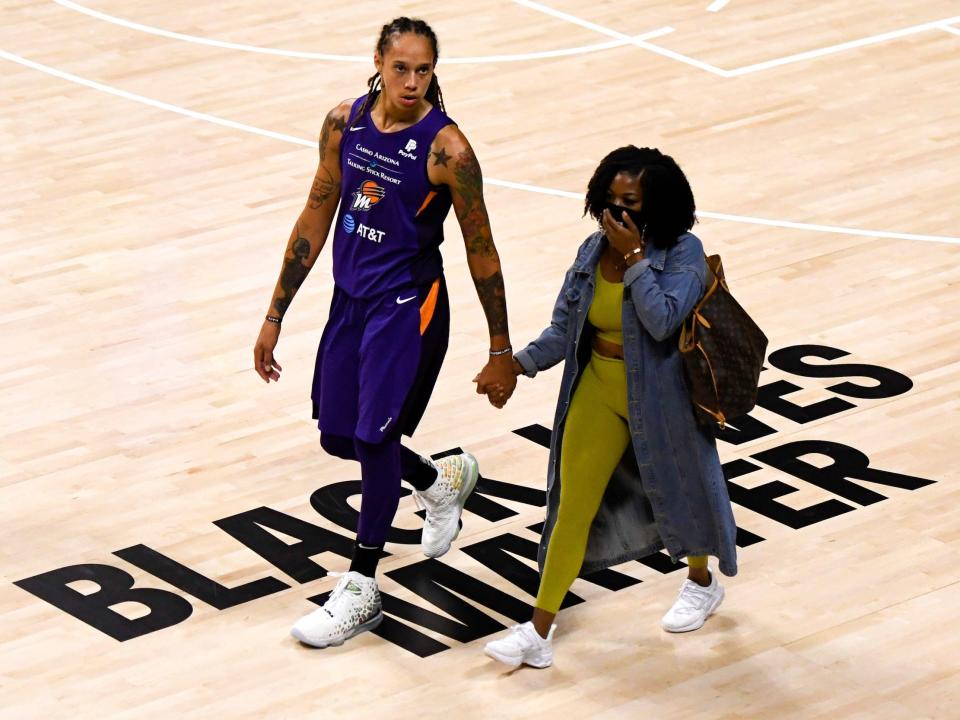 Brittney (left) and Cherelle Griner.