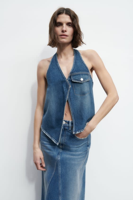 <p><a href="https://go.redirectingat.com?id=74968X1596630&url=https%3A%2F%2Fwww.zara.com%2Fus%2Fen%2Ftrf-denim-top-p04365070.html&sref=https%3A%2F%2Fwww.cosmopolitan.com%2Fstyle-beauty%2Ffashion%2Fg43991371%2Fcoastal-cowgirl-tiktok-trend%2F" rel="nofollow noopener" target="_blank" data-ylk="slk:Shop Now;elm:context_link;itc:0;sec:content-canvas" class="link ">Shop Now</a></p><p>TRF Denim Top</p><p>$39.90</p><p>zara.com</p>