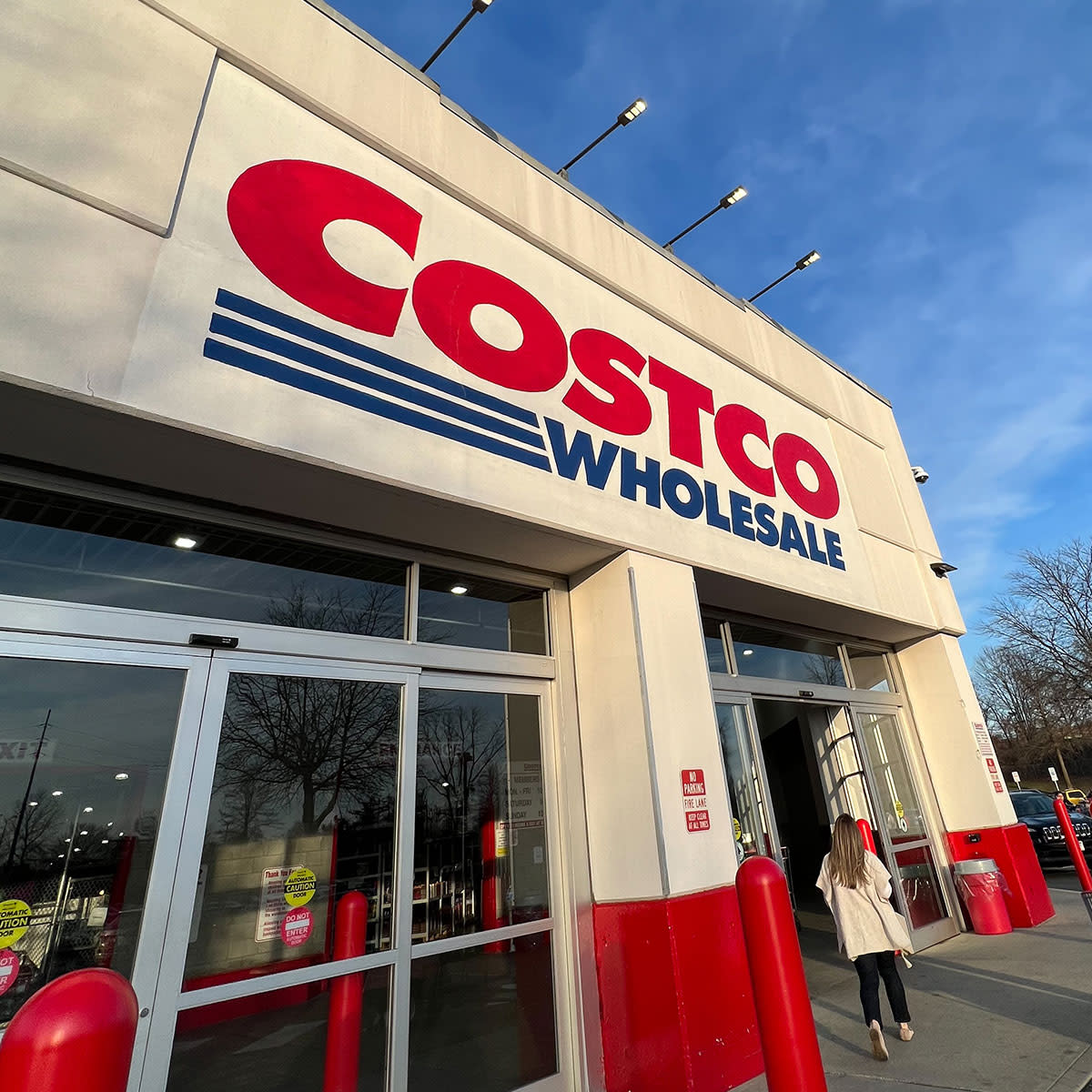 Exterior of Costco warehouse store