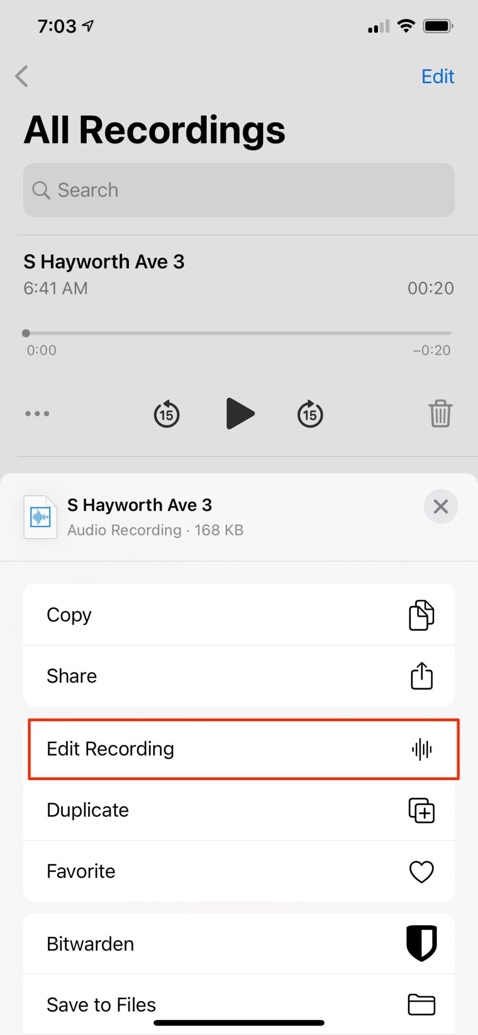 How to enhance iPhone voice memos recording 1