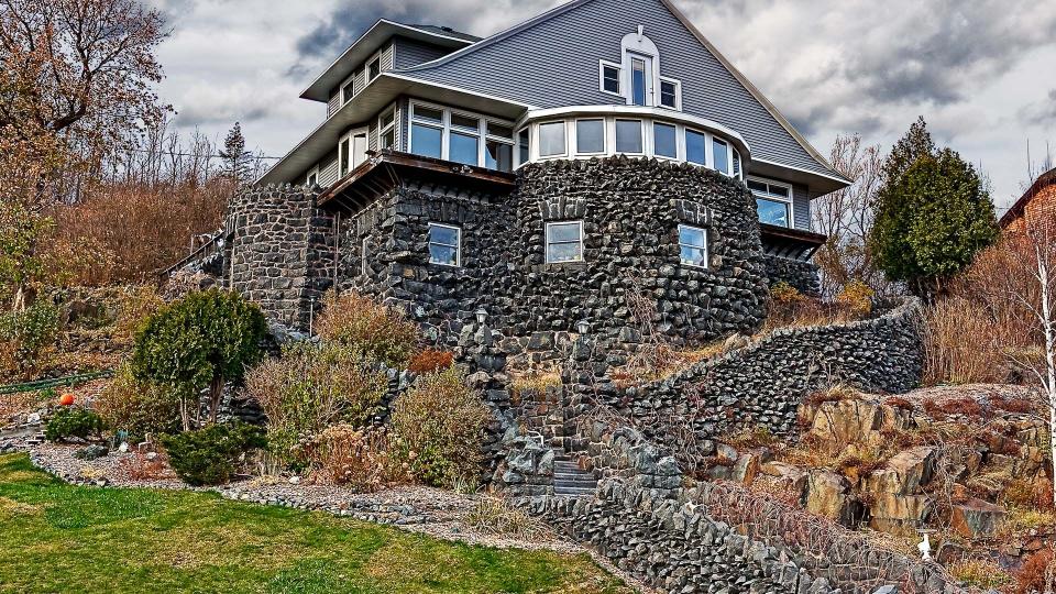 Autumn, House, Minnesota, Stone, duluth mn, fall, home, stone house