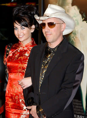 Maynard James Keenan with Amber Bell at the Hollywood premiere of Warner Bros. Pictures' Constantine