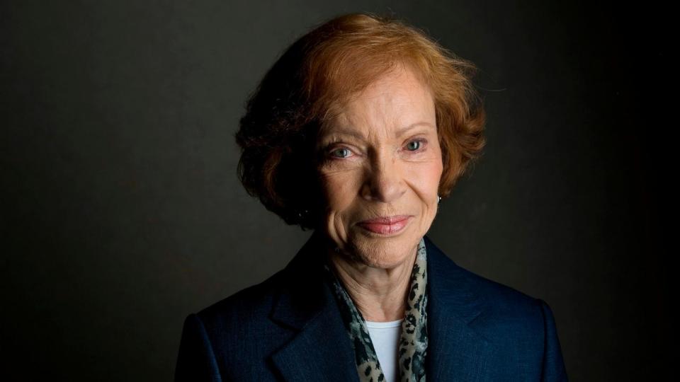 PHOTO: Former U.S. First Lady Rosalynn Carter poses for a portrait, Sept. 23, 2011, in New York.  (Nikki Kahn/The Washington Post via Getty Images)