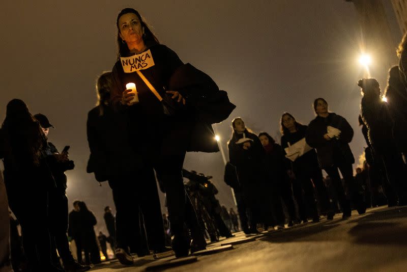 Chile marks 50th anniversary of the 1973 Chilean military coup with annual march, in Santiago