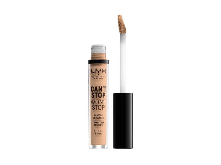 nyx Can't Stop Won't Stop Contour Concealer for oily skin