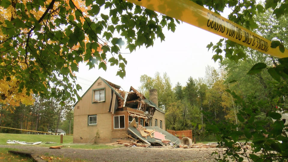 All three passengers on board a Cessna 172 airplane were killed when it hit the second floor of a house in Hermantown, Minn., near Duluth (KBJR)