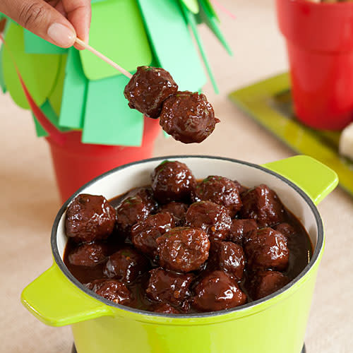 Chipotle-Barbecue Meatballs