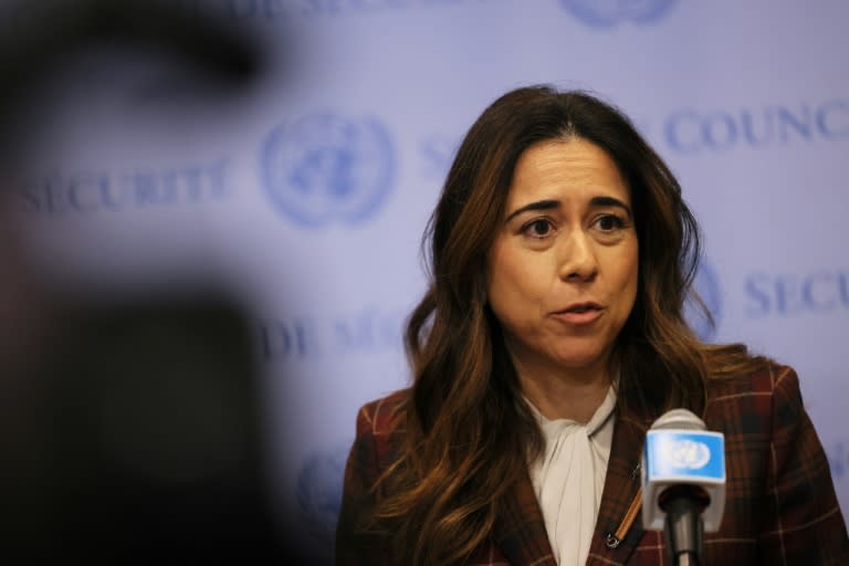 Lana Nusseibeh, the United Arab Emirates ambassador to the United Nations, says her country is proud of 'talking to the people who disagree with us' (Michael M. Santiago)