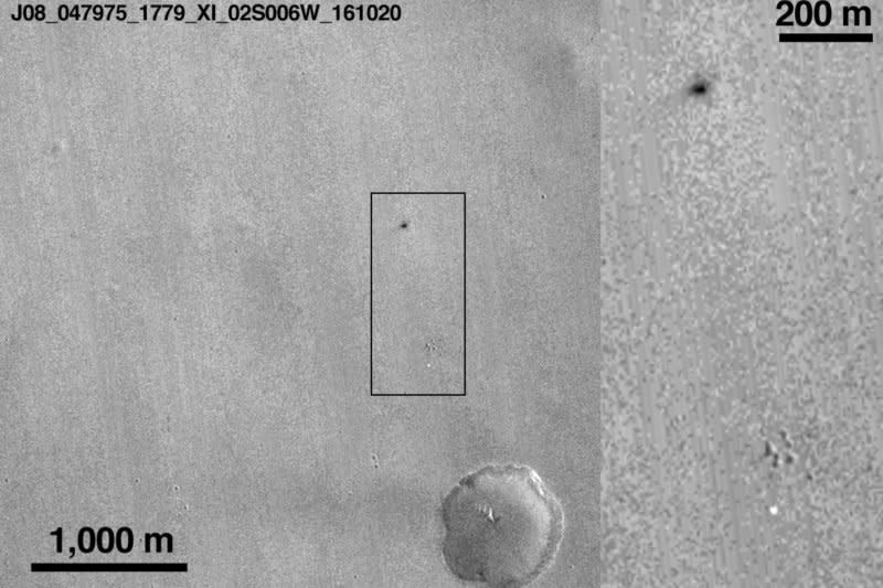 火星登陸器「斯基亞帕雷利號」疑似已經墜毀。（美聯社）