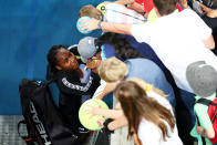 Coco Gauff ha superato Venus per 7-6, 6-3 al 1° turno degli Australian Open. "Questa volta ero decisamente più fiducioso - ha detto la la giovane tennista americana - la folla non mi ha spaventato tanto quanto l'ultima volta." (Photo by Cameron Spencer/Getty Images)