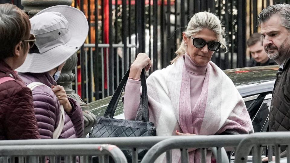 <div>Nadine Menendez, wife of Sen. Bob Menendez, D, N.J., arrives at federal court for her arraignment on a revised indictment in a sweeping bribery case, Wednesday, Oct. 18, 2023, in New York. (AP Photo/Bebeto Matthews)</div>