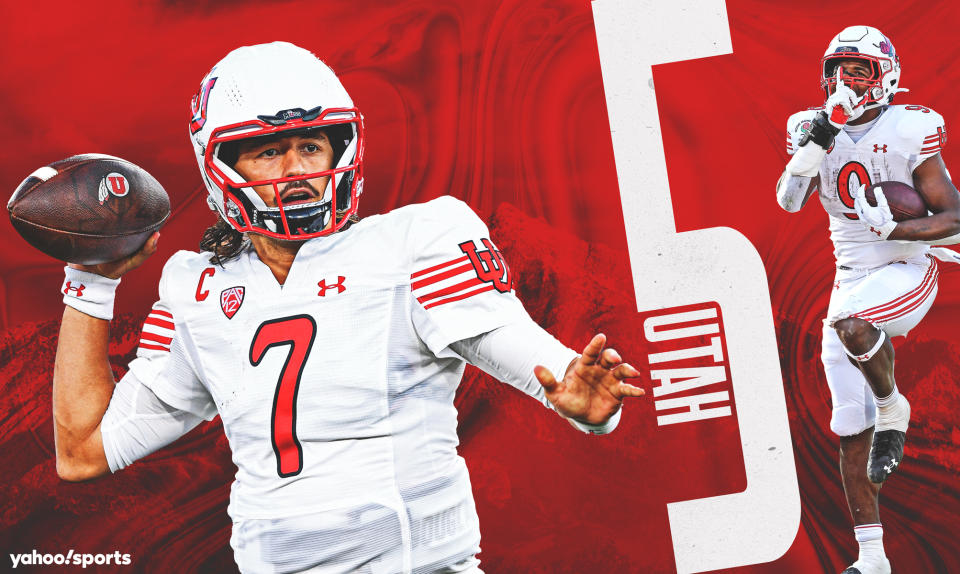 Utah enters the season at No. 5 in our preseason top 25. (Yahoo Sports Illustration/Amber Matsumoto)