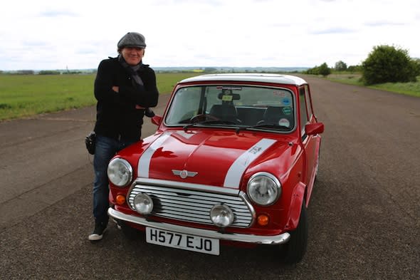 Brian Johnson races Mini