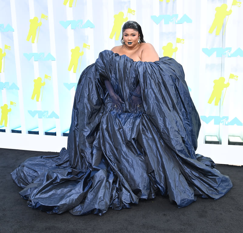 Lizzo at the 2022 MTV Video Music Awards held at Prudential Center on August  28, 2022 in Newark, New Jersey.