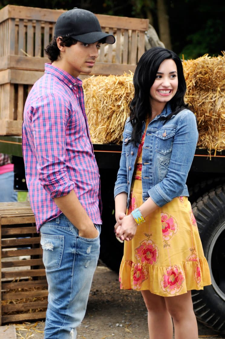 Joe Jonas and Demi Lovato in “Camp Rock 2: The Final Jam,” which aired Sept. 3, 2010, (Photo: John Medland/©Disney Channel/Courtesy Everett Collection)