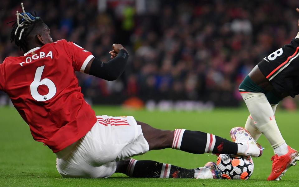 Paul Pogba's tackle on Naby Keita - GETTY IMAGES