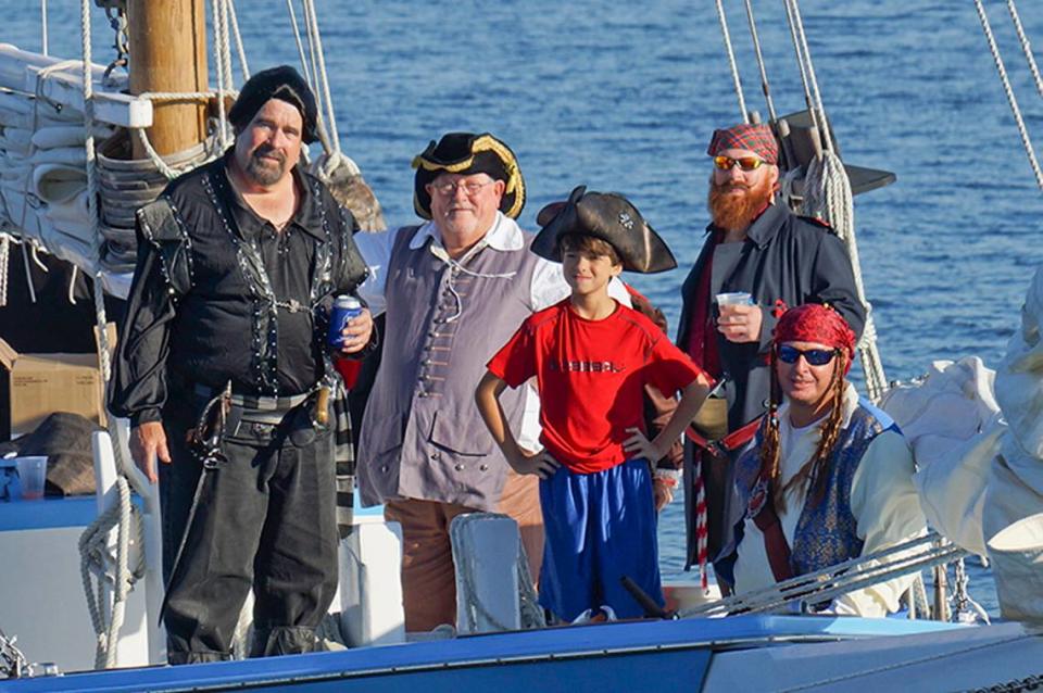 The Pirate Day in the Bay is an invasion of young and old pirates who love to dress and talk the part. Ellis Anderson/Special to the Sun Herald / file