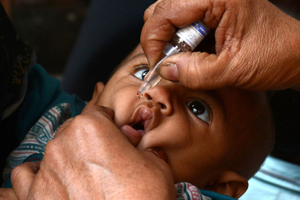 World Polio Day in Lahore, Pakistan