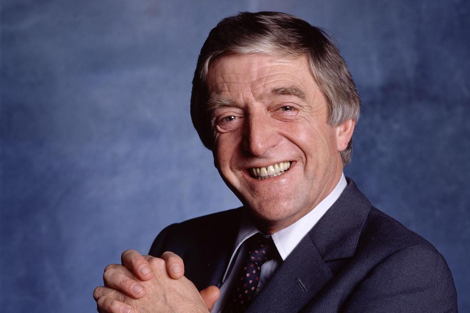 The British chat show legend Michael Parkinson, who has died at the age of 88 (ITV/Shutterstock)