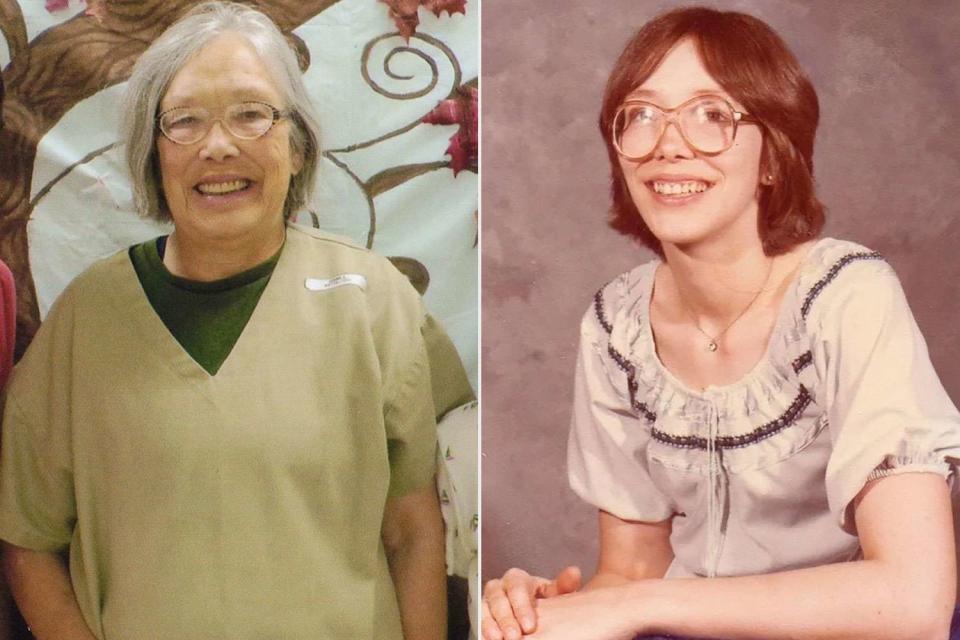 <p> Courtesy of the Hemme family</p> Sandra Hemme in a recent photograph (left) and around the time of the 1980 murder (right).