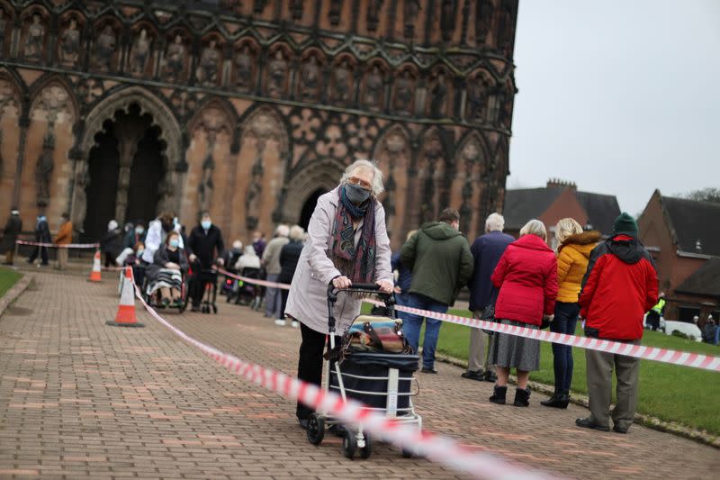 Outbreak of the coronavirus disease (COVID-19) in Lichfield