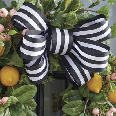 <p><a href="https://go.redirectingat.com?id=74968X1596630&url=https%3A%2F%2Fwww.grandinroad.com%2Fblack-and-white-striped-ribbon%2F1448714&sref=https%3A%2F%2Fwww.veranda.com%2Fdecorating-ideas%2Fadvice-from-designers%2Fg44679960%2Fchristmas-tree-ribbon-ideas%2F" rel="nofollow noopener" target="_blank" data-ylk="slk:Shop Now;elm:context_link;itc:0;sec:content-canvas" class="link ">Shop Now</a></p><p>Black and White Striped Ribbon</p><p>grandinroad.com</p><p>$29.50</p><span class="copyright">Grandin Road</span>