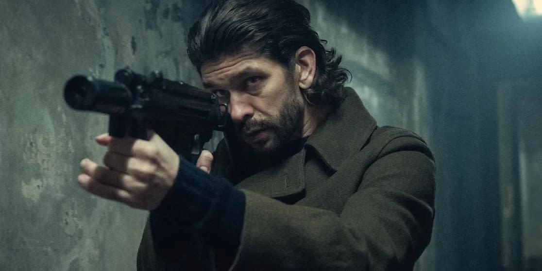  Black Doves is a British thriller on Netflix with Ben Whishaw (first look above) playing an assassin. 