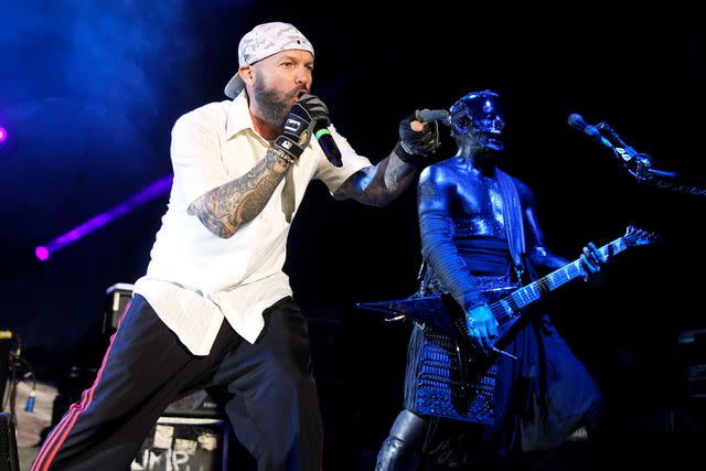 <p>Brill/ullstein bild via Getty</p> Limp Bizkit on tour in Germany