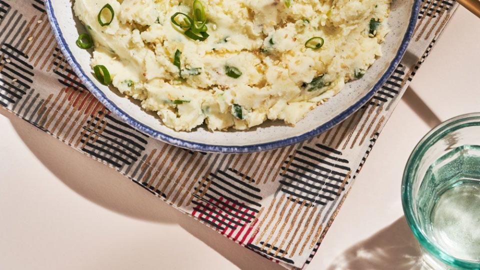 toasted sesame oil mashed potatoes